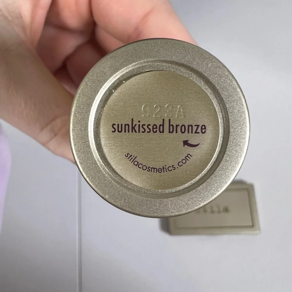 Stila Cosmetics Putty Bronzer‎ Blush Duo w/ Sun-kissed Bronze Lip Cheek Stick